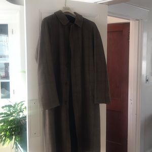 Unused wool Scottish overcoat